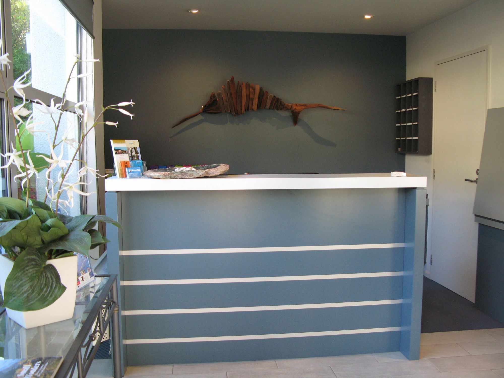 Beaches Nelson Exterior photo Reception desk at the hotel